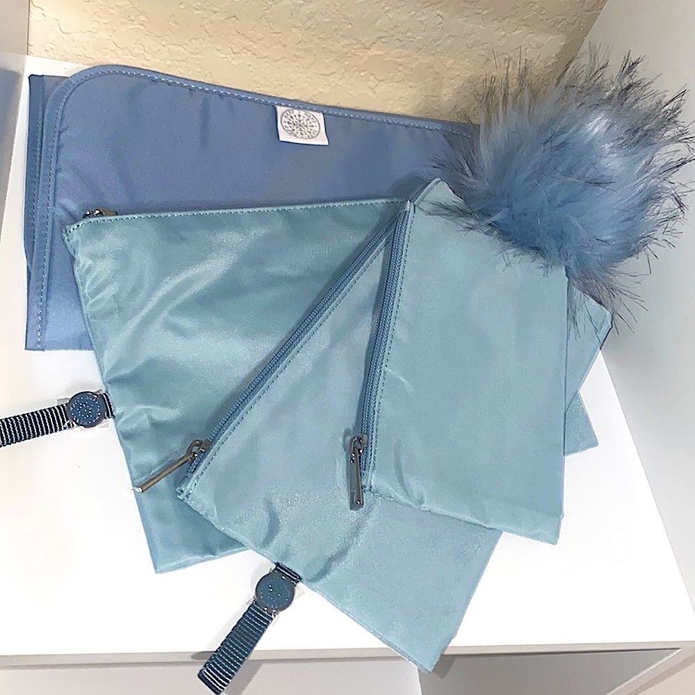 5 HAPP bundle Expandable Packing Pouches + changing pad & bag …